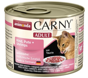 Animonda Carny Rund kalkoen garnalen 200gr Animonda Carny Rund kalkoen garnalen 200gr