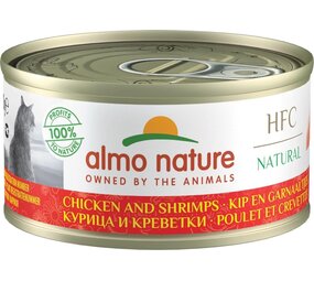 Almo Almo Cat Kip & Garnaal 70gr Almo Almo Cat Kip & Garnaal 70gr