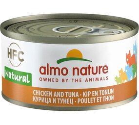 Almo Almo Cat Kip Tonijn 70gr Almo Almo Cat Kip Tonijn 70gr