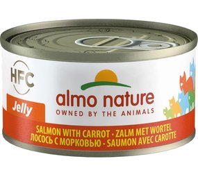 Almo Almo Cat Zalm Met Wortel 70gr Almo Almo Cat Zalm Met Wortel 70gr