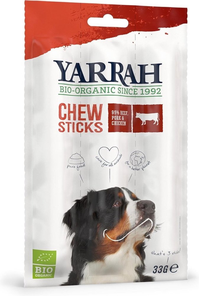 Yarrah Yarrah Kauwstaaf Hond 33gr 3st Yarrah Yarrah Kauwstaaf Hond 33gr 3st