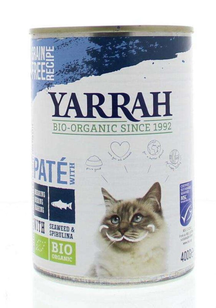 Yarrah Yarrah Kat Pate Vis 400gr Yarrah Yarrah Kat Pate Vis 400gr