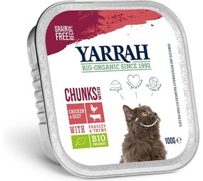 Yarrah Yarrah Kat Brokje Kip&rund 100gr Yarrah Yarrah Kat Brokje Kip&rund 100gr