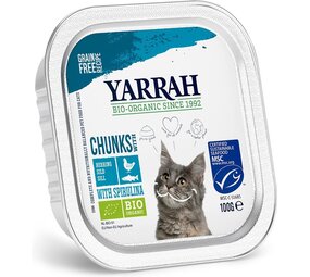 Yarrah Yarrah Kat Brokje Kip&malkreel 100gr Yarrah Yarrah Kat Brokje Kip&malkreel 100gr