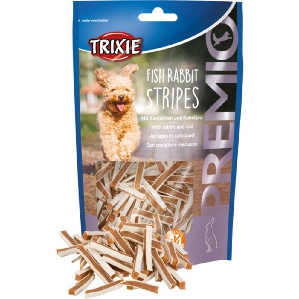 Trixie PREMIO FISH RABBIT STRIPES 100G Trixie PREMIO FISH RABBIT STRIPES 100G