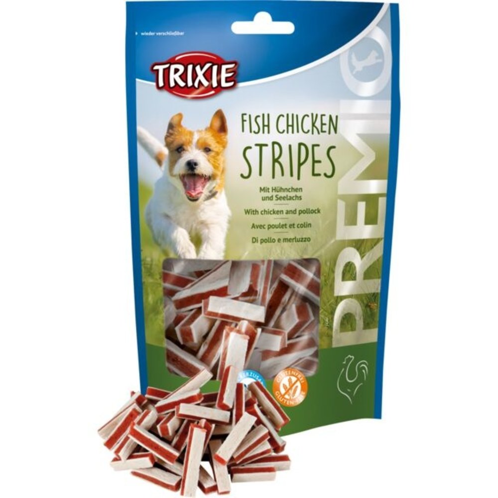 Trixie PREMIO FISH CHICKEN STRIPES 75G Trixie PREMIO FISH CHICKEN STRIPES 75G