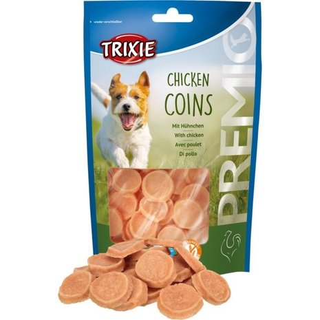 Trixie PREMIO CHICKEN COINS 100G Trixie PREMIO CHICKEN COINS 100G