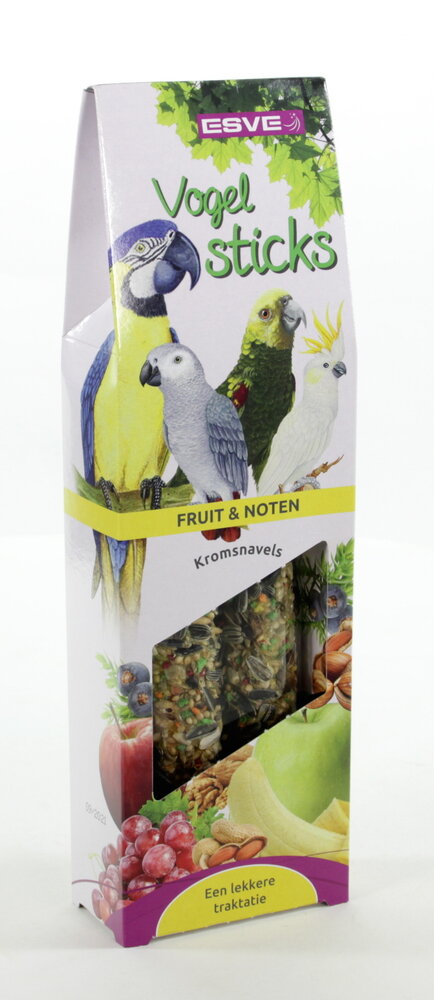 Esve VOGELSTICKS PAPEGAAI FRUIT EN NOTEN Esve VOGELSTICKS PAPEGAAI FRUIT EN NOTEN
