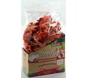 Esve TOPPING WORTELSCHIJFJES KNAAGDIER Esve TOPPING WORTELSCHIJFJES KNAAGDIER