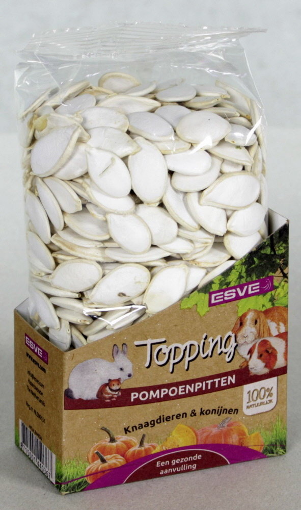 Esve TOPPING SUPERFOOD POMPOENPITTEN KNAAGDIER Esve TOPPING SUPERFOOD POMPOENPITTEN KNAAGDIER