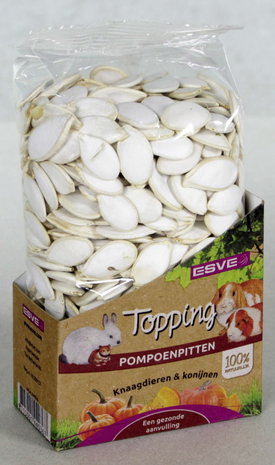Esve TOPPING SUPERFOOD POMPOENPITTEN KNAAGDIER Esve TOPPING SUPERFOOD POMPOENPITTEN KNAAGDIER