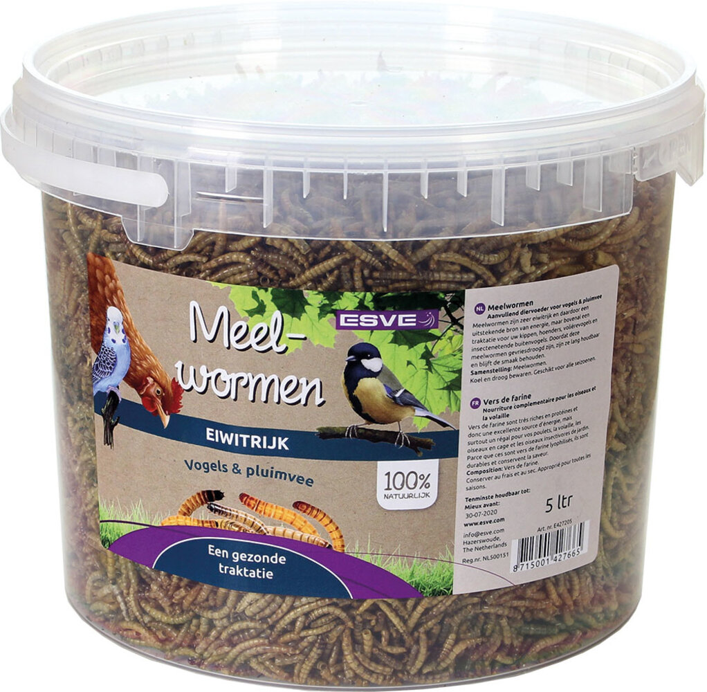 Esve Esve Meelwormen Emmer 5 Liter