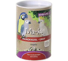 Esve Esve Maagkiezel Grof Papegaai 225gr Esve Esve Maagkiezel Grof Papegaai 225gr
