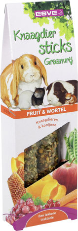 Esve Esve Knaagdiersticks FRUIT GRAANVRIJ Esve Esve Knaagdiersticks FRUIT GRAANVRIJ