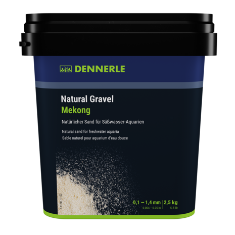 Dennerle DENNERLE NATURAL GRAVEL MEKONG, 0,1-0,6 MM, 500 GR Dennerle DENNERLE NATURAL GRAVEL MEKONG, 0,1-0,6 MM, 500 GR