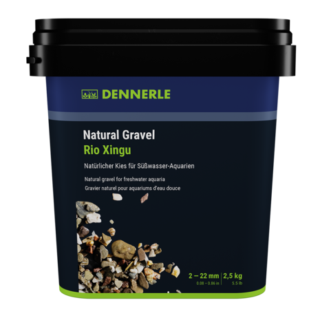 Dennerle Dennerle natural gravel Rio Xingu 2 - 22 mm Dennerle Dennerle natural gravel Rio Xingu 2 - 22 mm
