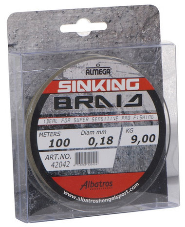 Albatros Albatros ALMEGA SINKING BRAID 100 M Albatros Albatros ALMEGA SINKING BRAID 100 M