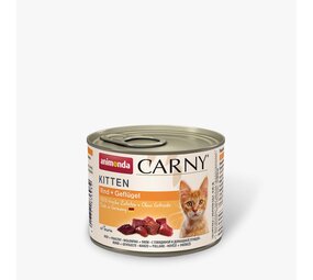 Animonda Carny kitten Gevogelte/Rund 200gr Animonda Carny kitten Gevogelte/Rund 200gr