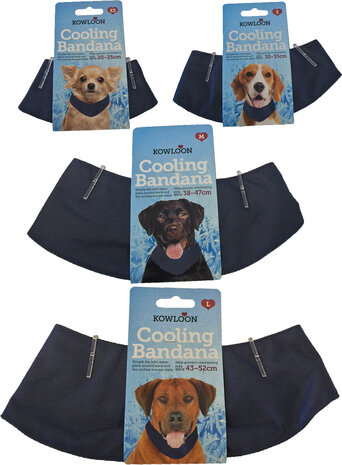 Kowloon Cool bandana donkerblauw