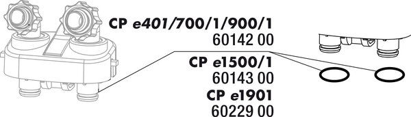 JBL  JBL CP e  dichting rubber slangadapter 1501/2