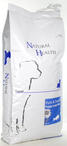 Natural Health NATURAL HEALTH FISH  RICE PUP LARGE BITE 12.5KG