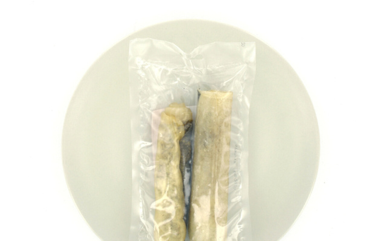 Ruinemans WITTE ROL MET ZALMHUID 17CM 2ST