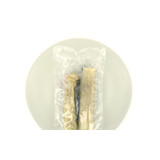 Landman WITTE ROL MET ZALMHUID 17CM 2ST Landman WITTE ROL MET ZALMHUID 17CM 2ST