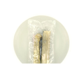 Ruinemans WITTE ROL MET ZALMHUID 17CM 2ST