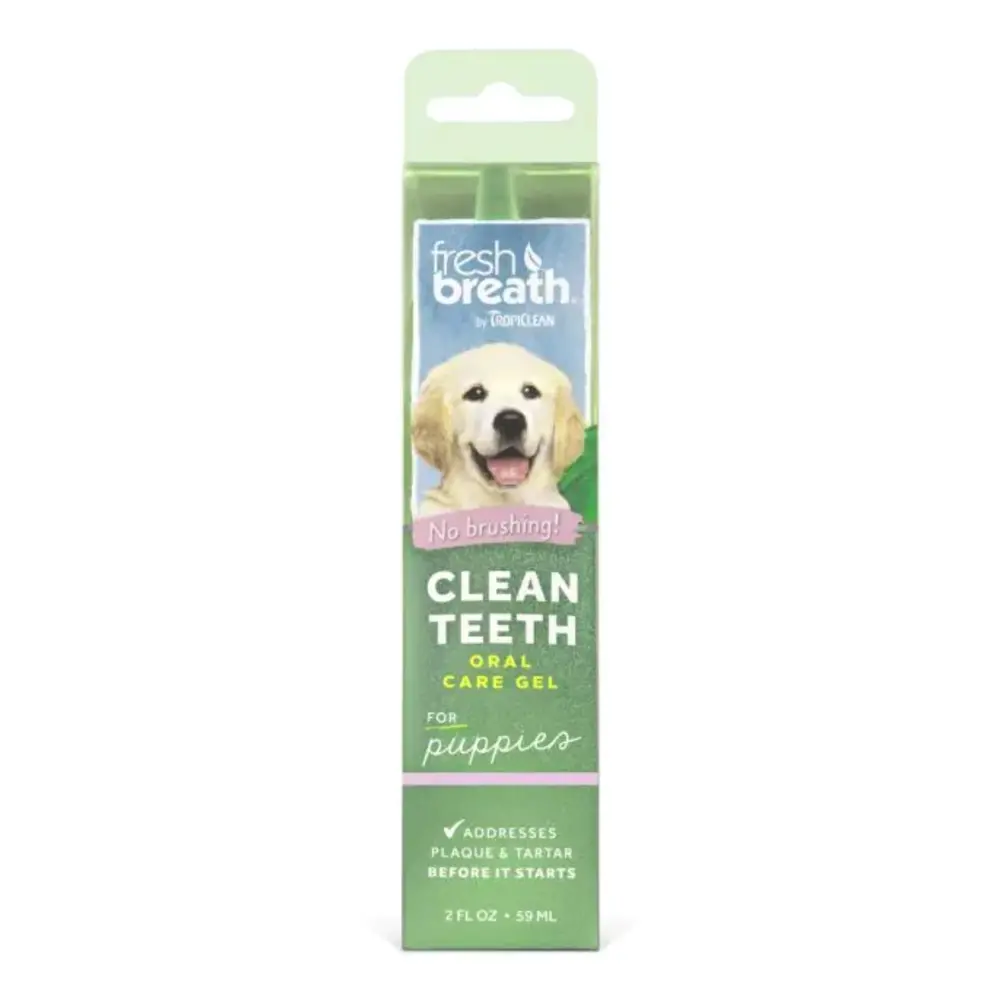 Tropiclean FRESH BREATH CLEAN TEETH FOR PUPPIES 59ML Tropiclean FRESH BREATH CLEAN TEETH FOR PUPPIES 59ML