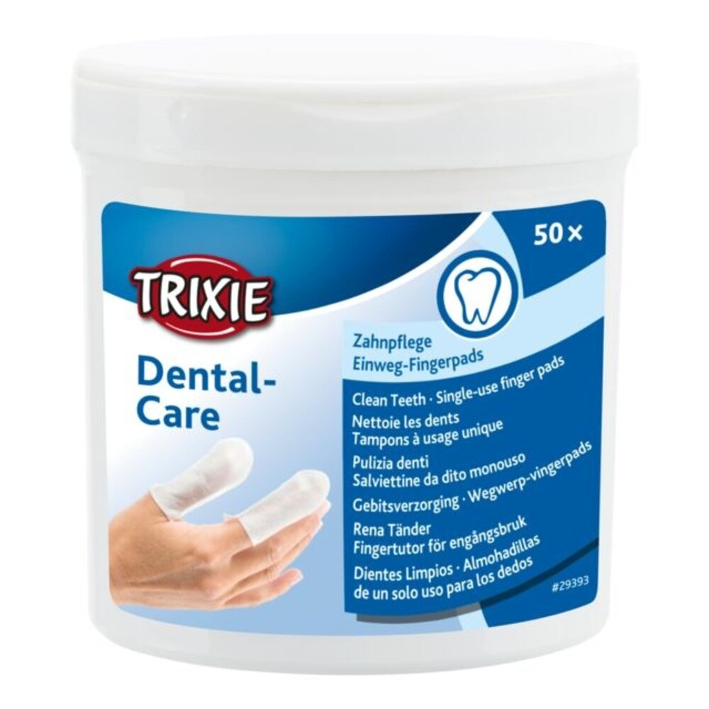 Trixie DENTAL CARE VINGERPADS 50ST Trixie DENTAL CARE VINGERPADS 50ST
