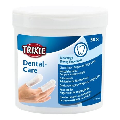 Trixie DENTAL CARE VINGERPADS 50ST Trixie DENTAL CARE VINGERPADS 50ST