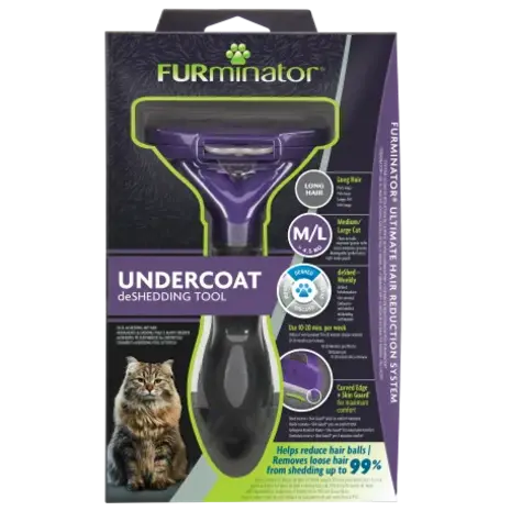 Furminator FURMINATOR M/L CAT UNDERCOAT TOOL LONG HAIR