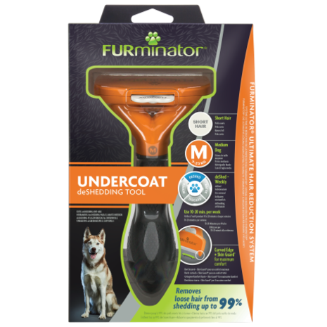 Furminator FURMINATOR M DOG UNDERCOAT TOOL  SHORT HAIR Furminator FURMINATOR M DOG UNDERCOAT TOOL  SHORT HAIR