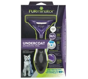 Furminator FURMINATOR M/L CAT UNDERCOAT TOOL  SHORT HAIR Furminator FURMINATOR M/L CAT UNDERCOAT TOOL  SHORT HAIR