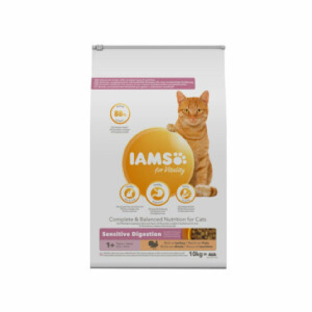 Iams IAMS CAT AD SENS DIGEST TURKEY 10KG