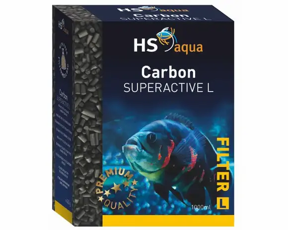 HS Aqua Producten | Alles voor een Gezond & Helder Aquarium HS AQUA CARBON SUPER ACTIVE L 1 L400 G