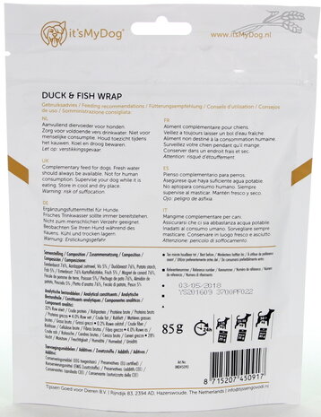 It's My Dog ITS MY DOG DUCK  FISH WRAP It's My Dog ITS MY DOG DUCK  FISH WRAP