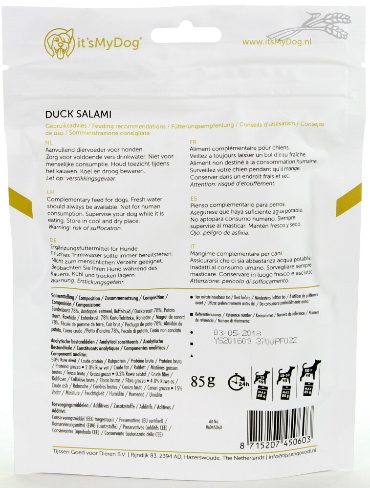 It's My Dog ITS MY DOG DUCK SALAMI