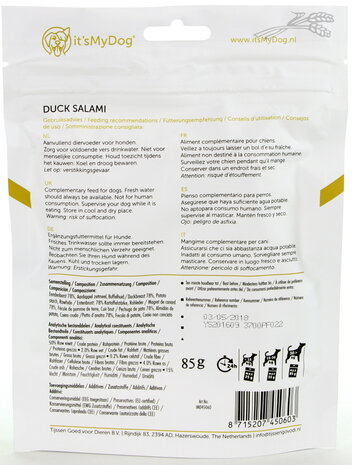 It's My Dog ITS MY DOG DUCK SALAMI