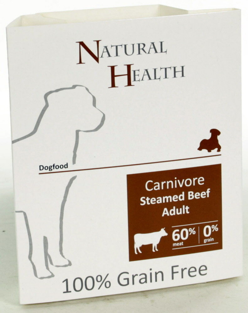 Natural Health Natural Health Dog Steamed Carnivore Beef Natural Health Natural Health Dog Steamed Carnivore Beef