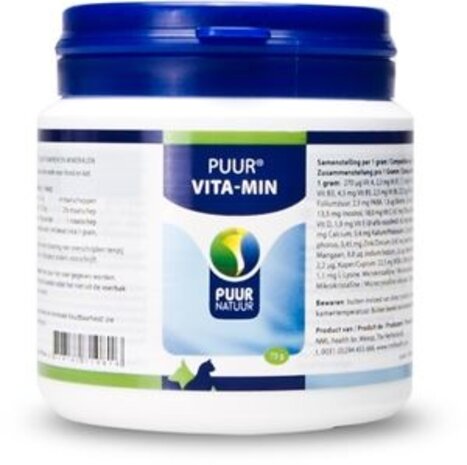 Puur PUUR VITAMINENMINERALEN HK 75GR Puur PUUR VITAMINENMINERALEN HK 75GR