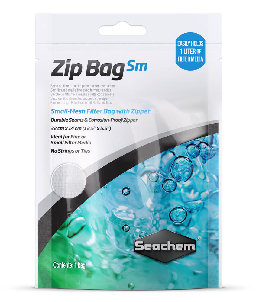 Seachem Seachem zip bag small 32x14cm