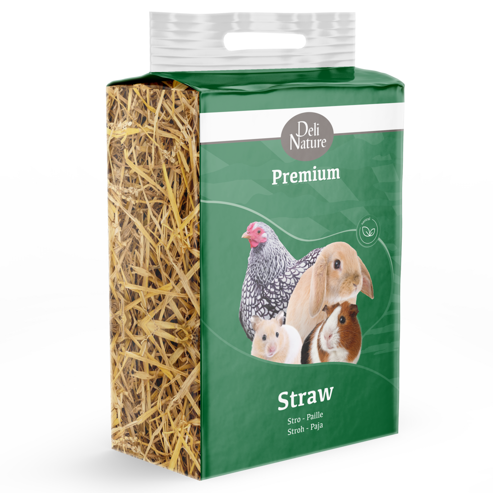 Deli Nature Deli Nature Premium Stro voorgesneden 5kg Deli Nature Deli Nature Premium Stro voorgesneden 5kg