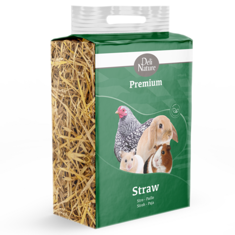 Deli Nature Deli Nature Premium Stro voorgesneden 5kg Deli Nature Deli Nature Premium Stro voorgesneden 5kg