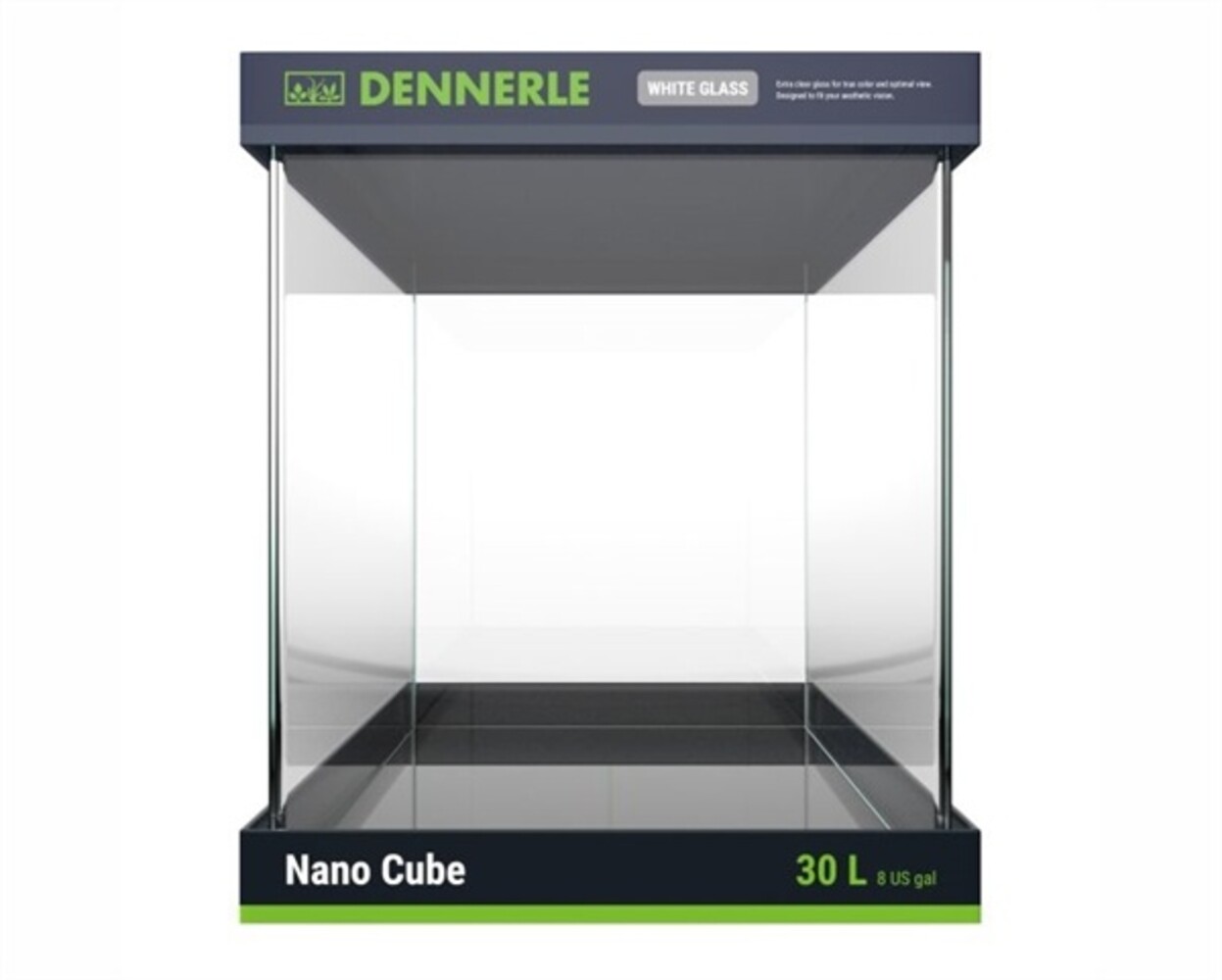 Dennerle Dennerle Nano Cube 30lt - White Glass Dennerle Dennerle Nano Cube 30lt - White Glass
