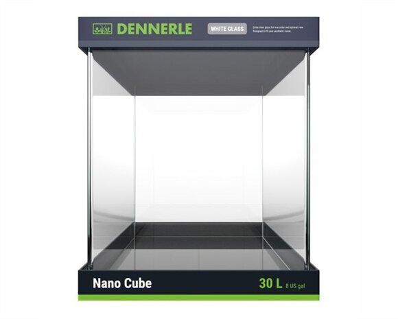 Dennerle Dennerle Nano Cube 30lt - White Glass Dennerle Dennerle Nano Cube 30lt - White Glass