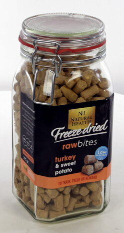 Natural Health Natural health Dog Raw Bites Freeze Dried Snack Turkey Natural Health Natural health Dog Raw Bites Freeze Dried Snack Turkey