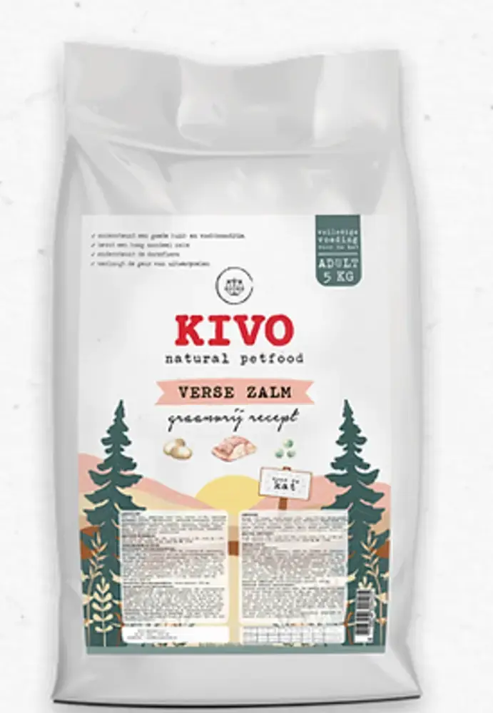 Kivo Kivo Kat Koud Geperst Verse Zalm 5 kg