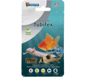 Superfish SF FREEZE DRIED TUBIFEX 5 GRAM Superfish SF FREEZE DRIED TUBIFEX 5 GRAM