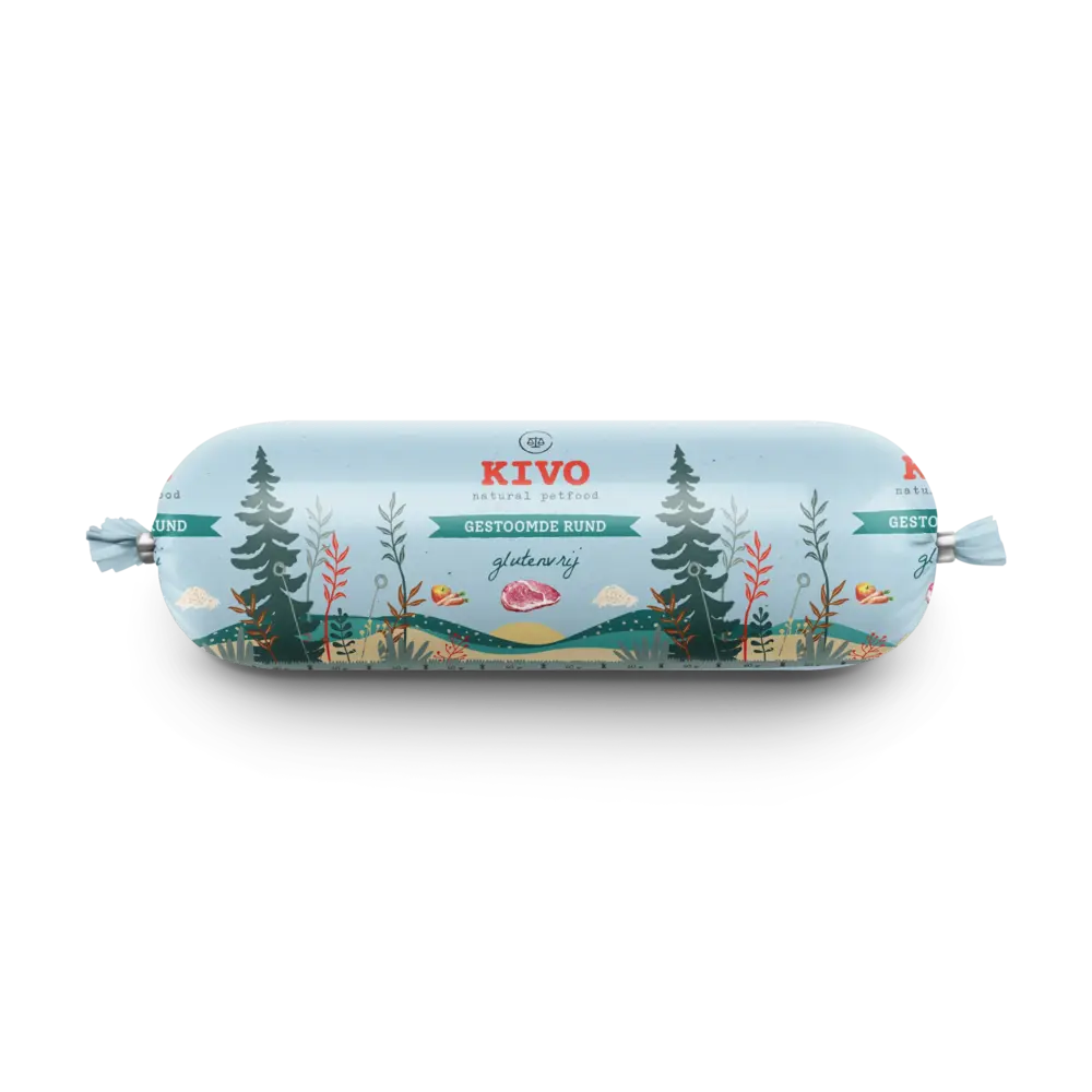 Kivo KIVO GESTOOMDE RUND 600GR